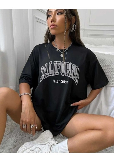 Kozia Outdoors Malkoçbey Los Angeles Baskili Oversize Unisex Basic T-shirt SIYAH Kozia Outdoors Malkoçbey Los Angeles Baskili Oversize Unisex Basic T-shirt SIYAH