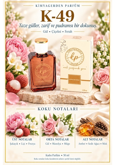 KP K-49 Kadın Parfüm EDP 50 ML