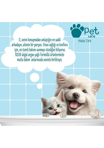 Kediler Ve Köpekler Için Tüy Bakım Spreyi Çikolata 150 Ml 100% Doğal Argan Yağlı