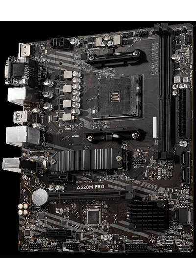 Msı A520m Pro Ddr4 4600/1866mhz M.2 Matx Am4-63094