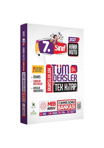 2027.sınıf İOKBS BURSLULUK Tüm Dersler Çıkmış Soru Bankası Tek Kitap Yeni Sistem Tamamı Çözümlü