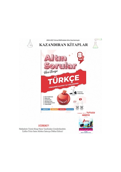 Nartest 8. Sınıf Altın Sorular Türkçe