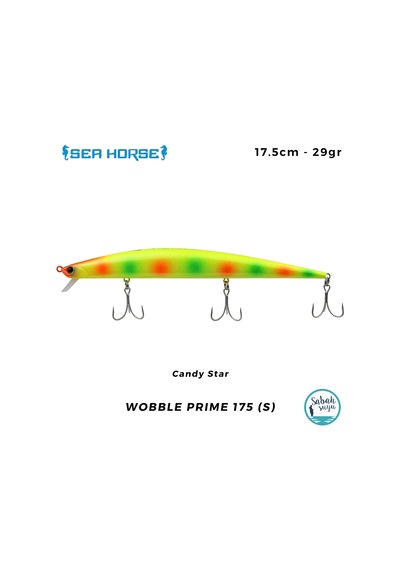 Sea Horse Wobble Prime 175 S 17.5cm 29gr Candy Star