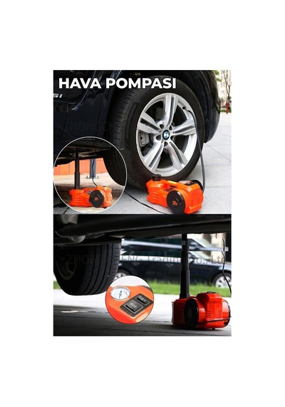 Prohummer Ph314 Elektrikli 5 Ton Hidrolik Kriko Hava Pompası Bijon Anahtarı Makine Krikosu