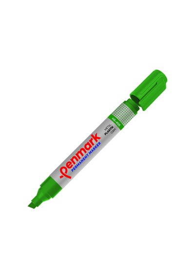 Permanent Marker Kesik Uç - Yeşil