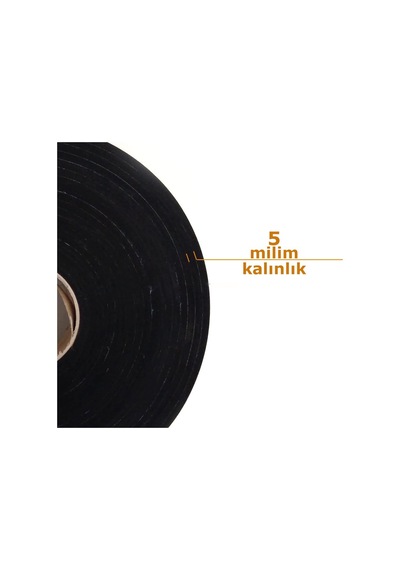 Tr Kapı Pencere İzolasyon Bandı Yapışkan Sünger 5 Mm Kalınlık 40 Mm Genişlik 10 Metre Uzunluk/epdm-5 40