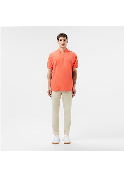 Lacoste Geniş Beden Erkek Polo T-shirt Turuncu