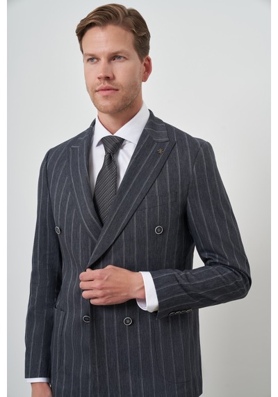 Morven Erkek Lacivert Keten Trend Kruvaze Slim Fit Sivri Yaka Takım Elbise 25ys001002200 Lacivert Morven Erkek Lacivert Keten Trend Kruvaze Slim Fit Sivri Yaka Takım Elbise 25ys001002200 Lacivert