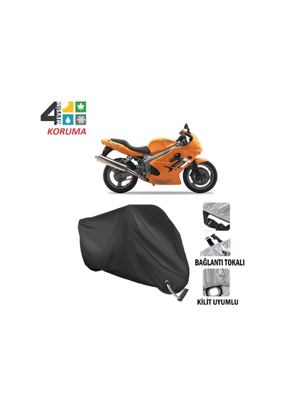 Triumph TT 600 Motosiklet Brandası ( Kilit Uyum-Siyah