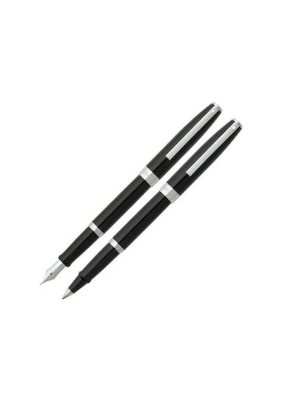Sheaffer 9470 Sagarıs Dolma Tükenmez Set Siyah Krom Çok Renkli