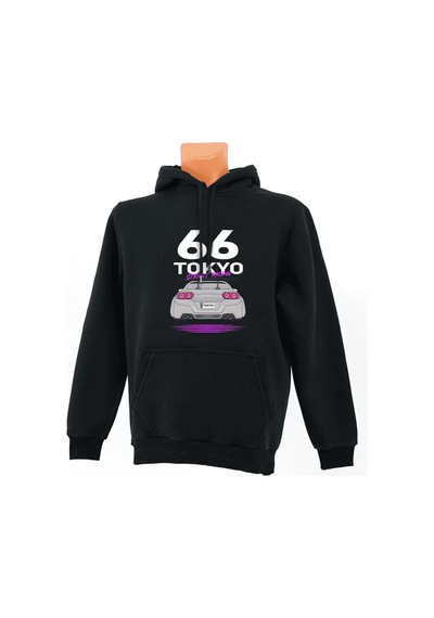 Tokyo Car Night Baskılı Sweatshirt Sarı
