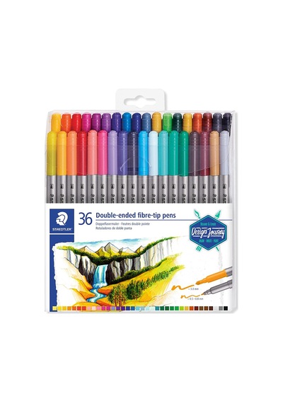 Staedtler 3200 Tb36 Çift Uçlu Keçeli Kalem Seti 36 Renk