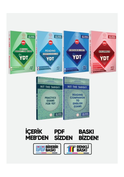 2027 Ydt Mebi İngilizce 12.sınıf 6lı Konu Anlatımı Ve Soru Bankası Seti Çözümlü Baskı Ücreti
