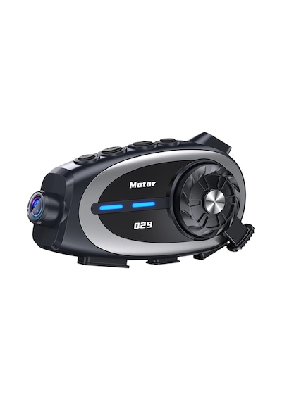 Q29 Motosiklet Kask İletişim Sistemi + Bluetooth Kulaklık + 1080p Hd Kamera