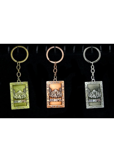 Metal Ayasofya Anahtarlık Alk2204 Altın