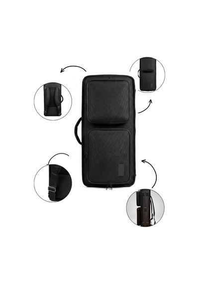Profesyonel Gigbag Korumalı 3'lü Kemençe Kılıfı Su Geçirmez