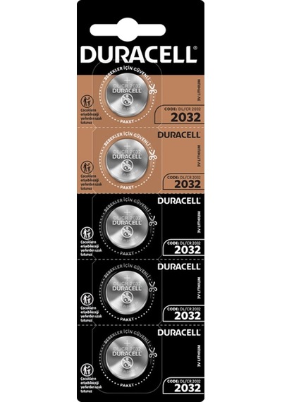 DURACELL CR2032 LİTYUM PİL 5Lİ PAKET