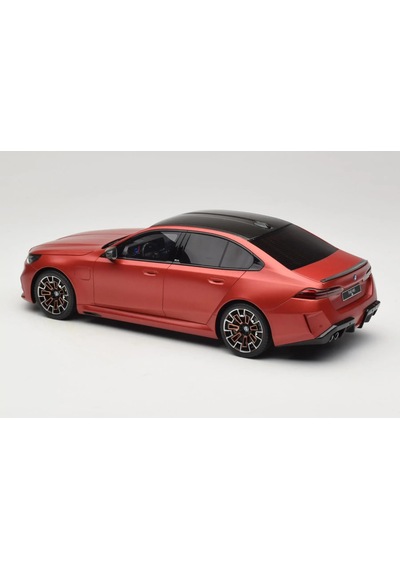 1:18 Ölçek Gt Spirit 2025 Bmw M5 G90 Peable Beach Orange Resin Kapalı Minyatür Model Araba 25cm