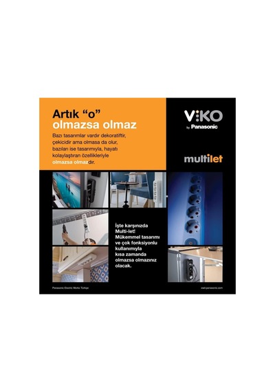 Viko 6'lı Priz Topraklı Kablolu Ç.k. 2 Metre 6998 2 - 5 M
