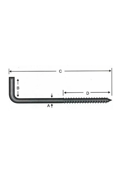 Ers Vidalı Korniş Çivi No:8 - 4x80 - 100 Adet Diğer 67490759
