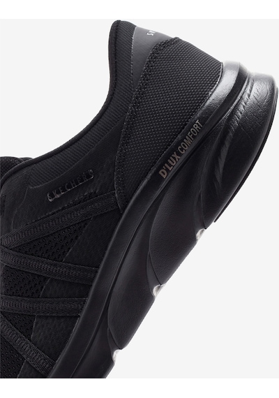 Skechers D'lux Comfort - Surreal Kadın Siyah Günlük Ayakkabı 104347 Bbk Siyah