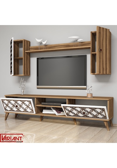 Variant Class Tv Ünitesi Ceviz - Beyaz