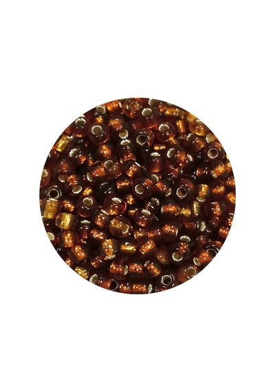 Dökme Cam Kum Boncuk 8/0 3 Mm - 60 Gram - Şeffaf Kahve - Bnc198