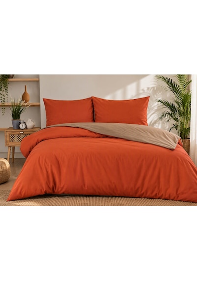 Lux Comfort Düz Renk Çift Kişilik Nevresim Takımı Çift Renkli Yumuşak Dokulu 200x220 Cm 4 Parça Antrasit
