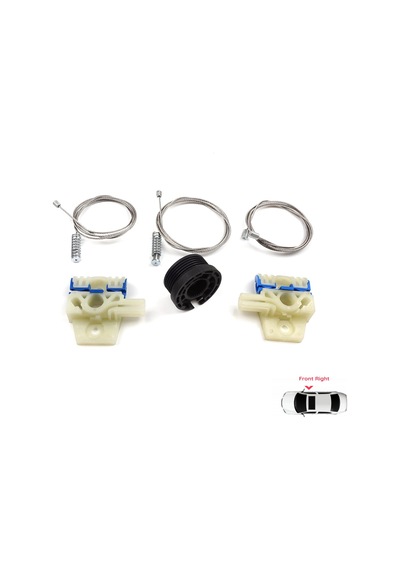 Ön Sağ Cam Kriko Seti Vw Golf 6 A6 5k1 Aj5 2008-20014 5-kapı İçin