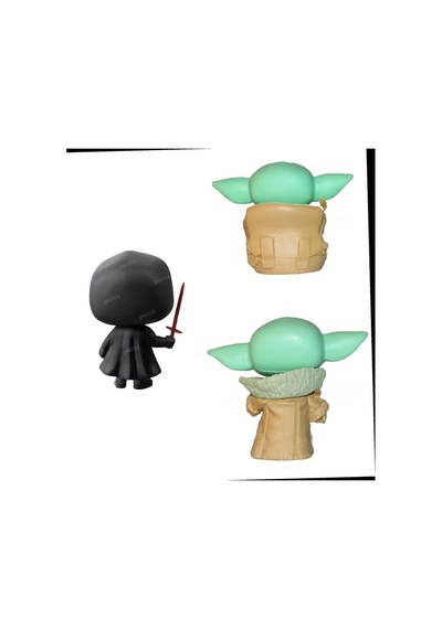 Mandalorian Grogu Baby Yoda İncinerator Stormtrooper Gamorrean Fighter Kylo Ren 6'lı Figür Oyuncak
