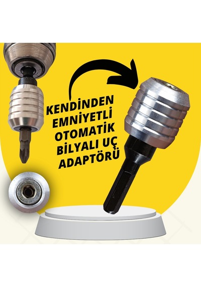 Kendinden Emniyetli Otomatik Bilyalı Uç Adaptörü