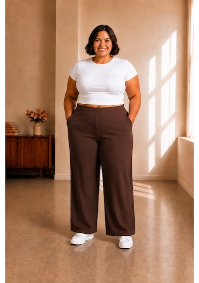 Sngl Tekstil Kadın Büyük Beden Pantolon S M L Xl 2xl 3xl 4xl 5xl 6xl 7xl 8xl 9xl Kahverengi Sngl Tekstil Kadın Büyük Beden Pantolon S M L Xl 2xl 3xl 4xl 5xl 6xl 7xl 8xl 9xl Kahverengi