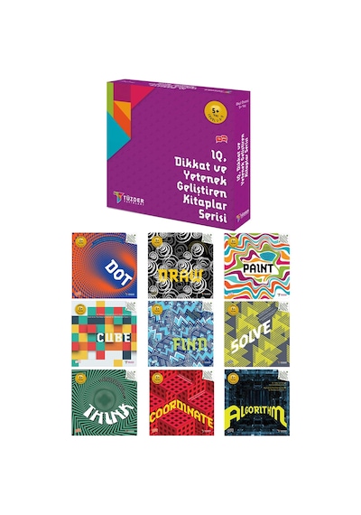5+ Yaş Seti / Iq Dikkat Ve Yetenek Geliştiren Kitaplar
