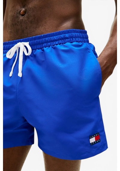 Tommy Hilfiger Tj Medıum Drawstrıng Solıd Erkek Mavi Deniz Şortu - Um0um03852