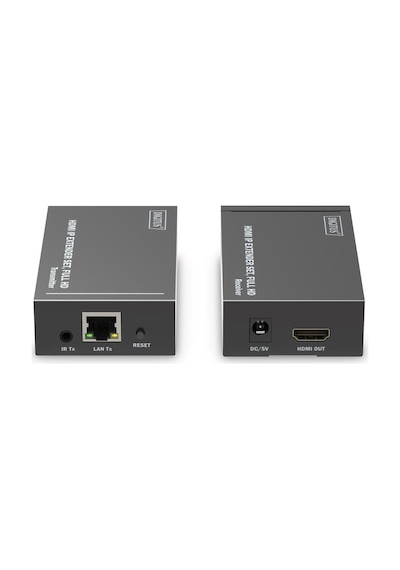 Digitus Hdmı Ip Görüntü Aktarıcı Extender Seti 120 M, 1080p 60hz, Cat6/7/8, Ds-55517