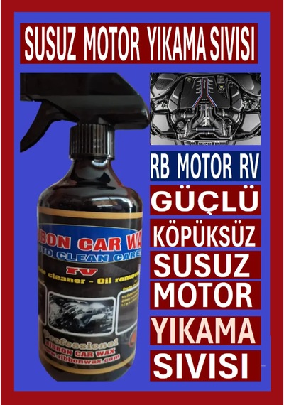 Motor Rv Susuz Motor Temizleme Temizleyici Sıvısı 500 Ml Uyumlu