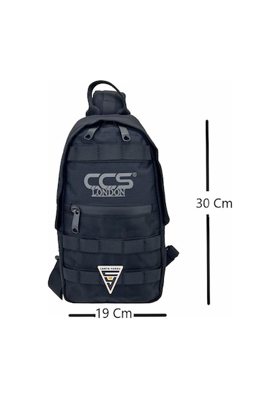 Ççs London 51606 Çapraz Sırt Ve Göğüs Çantası Siyah