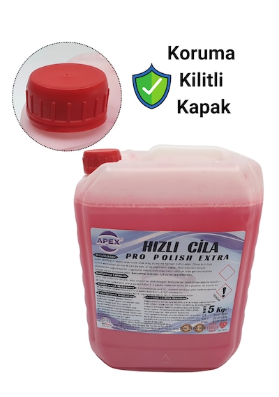 Hızlı Cila 5 Lt - Oto Yıkama Sonrası Parlaklık İçin Hızlı Cila