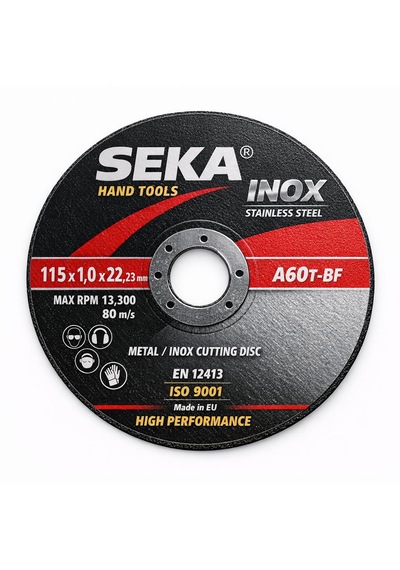 10 Adet 115x1 Mm İnox Kesme Diski Paslanmaz Çelik Metal Kesim Taşı-profesyonel Spiral Taşı