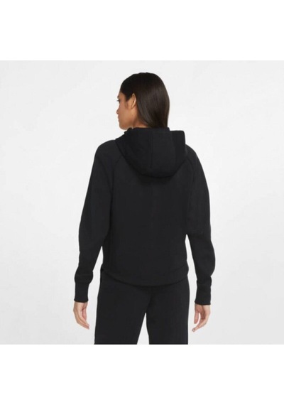 Kadın Siyah Tech Fleece Sweatshırt Cw4298-010 Siyah