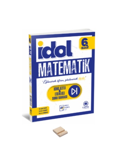 6. Sınıf İdol Matematik Konu Özetli Etkinlikli Soru Bankası Ve Telefon Standı