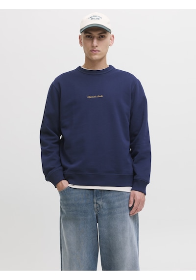 Jack & Jones Erkek Gögüs Nakis Islemeli Sweat - Norrebro - 12282893 Ocean Cavern