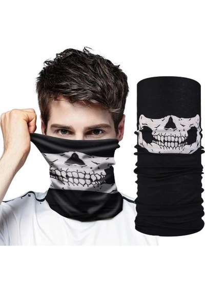 Motorcu Boyunluk Baf Buff Bandana - 25x48 Cm Model 7 Çok Renkli