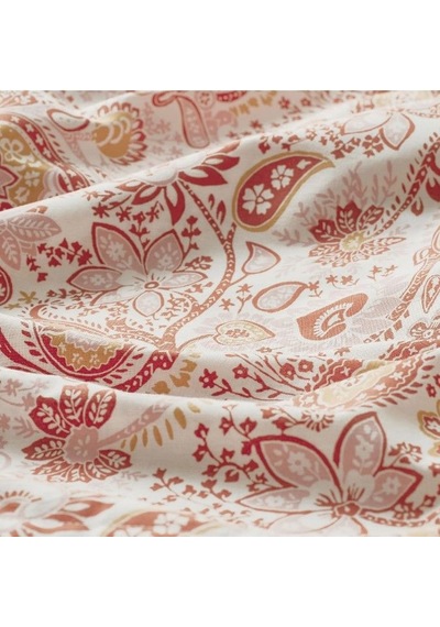 Ikea Rodgersıa Yastık Kılıfı 50 X 60 Cm Beyaz - Pembe