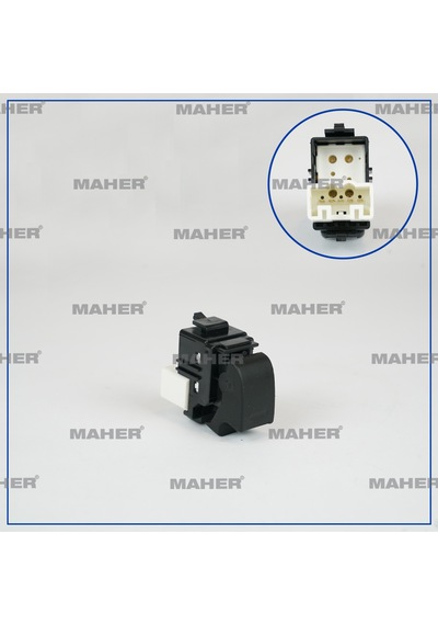Bzt Toyota Corolla 1993-1998 Ön Cam Açma Düğmesi Sağ / Arka R-l / Corona / Hılux 1998-2005 / Yarıs 1999-2005 84810-12080