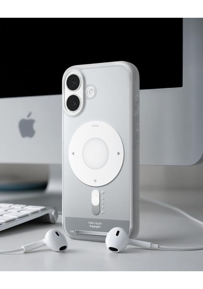 İphone 17 İle Uyumlu Magsafe Kılıf Ultra Hybrid Mag Fit Classic Silver - Acs10091