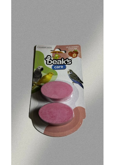 Çilek Aromalı Gaga Taşı Muhabbet Kuşu,sultan Papağanı Gaga Taşı