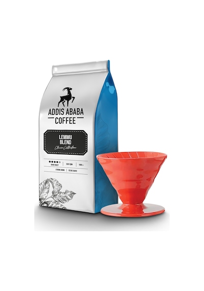 Addıs Ababa Lemmu Blend Filtre Kahve 1 KG + V60 Dripper