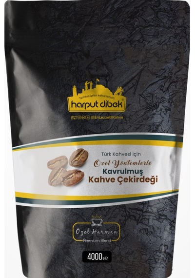 Türk Kahvesi Çekirdeği 4000g Folyo Ambalaj Çekirdek Kahve