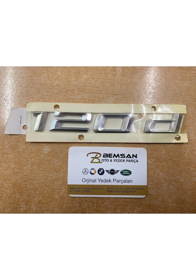 BMW E81 E82 E87 E88 F20 120D BAGAJ YAZISI 51147135550.